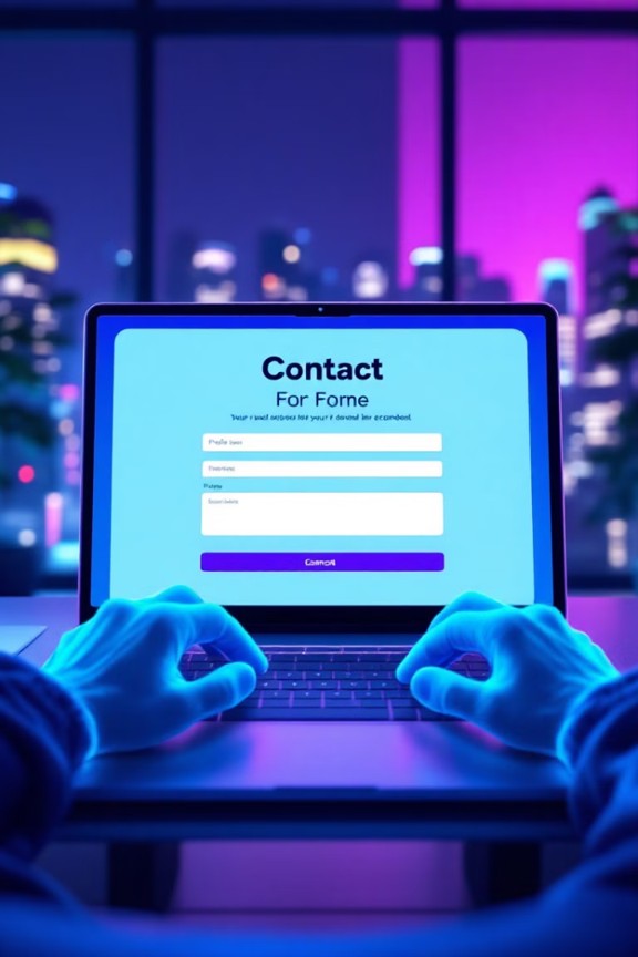 contact form da presentazione